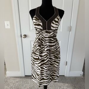 Banana Republic linen cross back dress